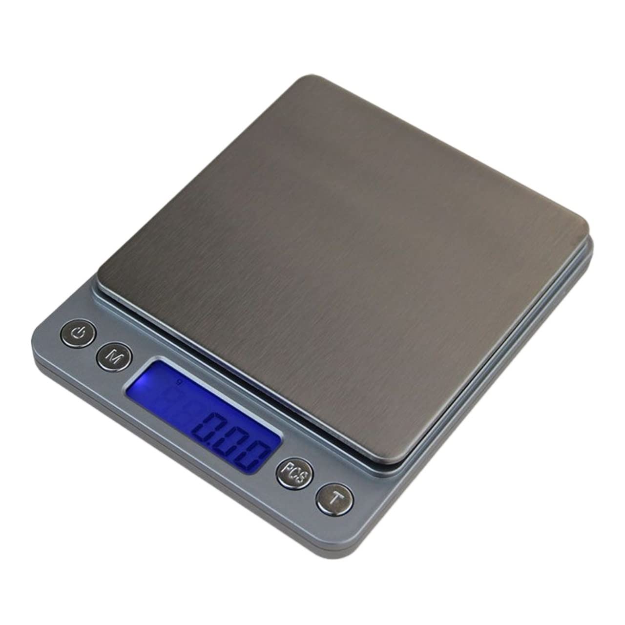 キッチンスケール 500/0.01g デジタルキッチンジュエリースケール、ポータブルミニ電子天秤スケール、0.01g トレイ 2 枚