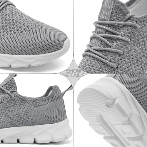 Image of YITUHIO Mens Running Shoes Fashion Sneakers Tennis Walking Shoes Lightweight Athletic Gym Workout Shoes