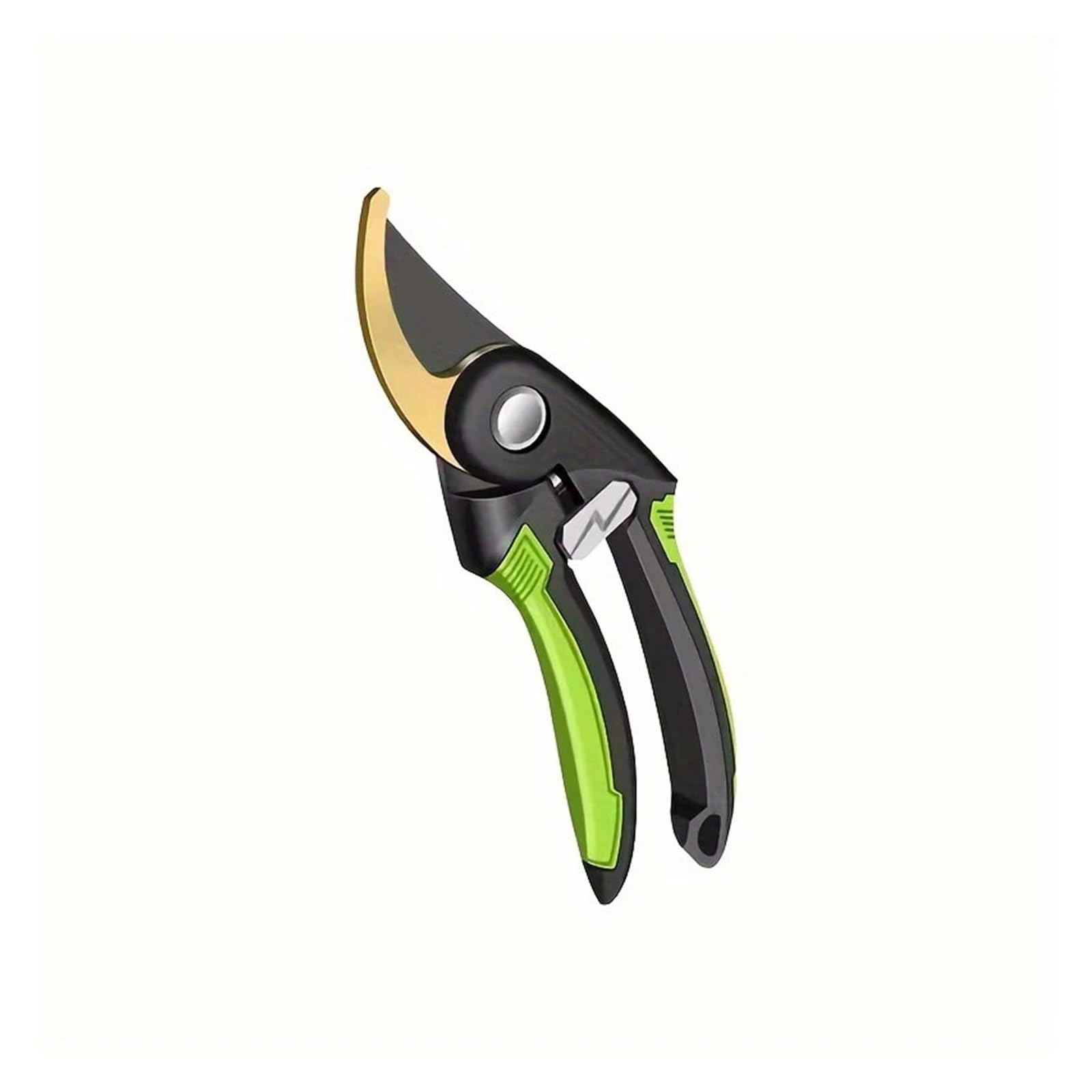 Pruning Shears – Sharp, Durable Garden Scissors with Non-Slip Grip for Plant Trimming(Gold)