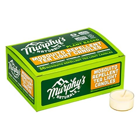 Murphy's Naturals Mosquito Repellent Tea Light Candles Cover