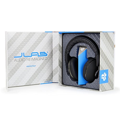 Jlab Audio Bombora Over-Ear Headphones With Universal Mic, Matte Black/Gunmetal #TOP6