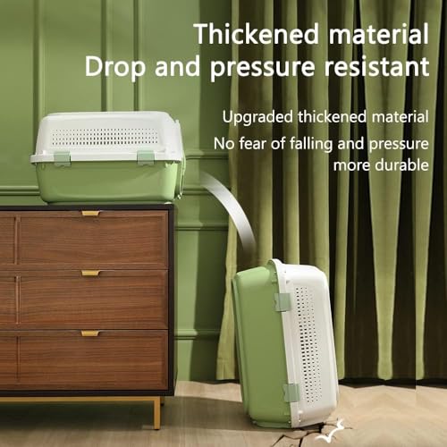 PetVogue-2-Door-Top-Loading-Cat-Carrier-Plastic-Dog-Crate-Hard-Sided-Dog-Travel-Carrier-for-Small-Dogs-and-Cats-Ventilation-and-Security-Lock-Design-for-Pets