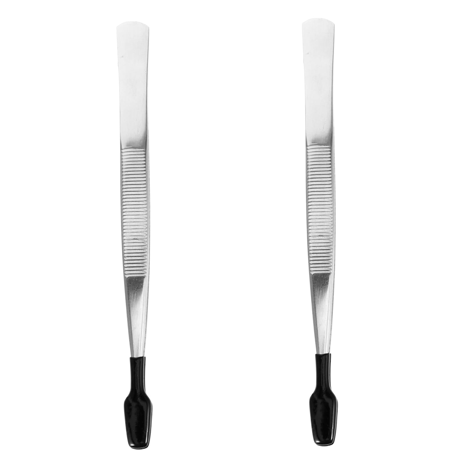 SHINEOFI 5 Set Pinzette Per Timbri Laboratorio Lavoro Di Gioielli Modellazione Fabbricazione Pinzette Filateliche Preda Creazione Pinzette in Acciaio Inclinato Pvc 2 Pezzi*5