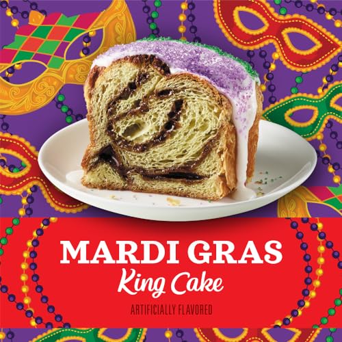 Image of Community Coffee Mardi Gras King Cake Flavored 32 Ounces, Medium Roast Ground Coffee, 32 Ounce Bag (Pack of 2)