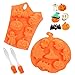 2 PCS Molde de silicona para pasteles,Molde para Hornear de Silicona Molde para Muffins,Utilizado para jabón,Chocolate, Galletas, Molde para Hornear de Halloween