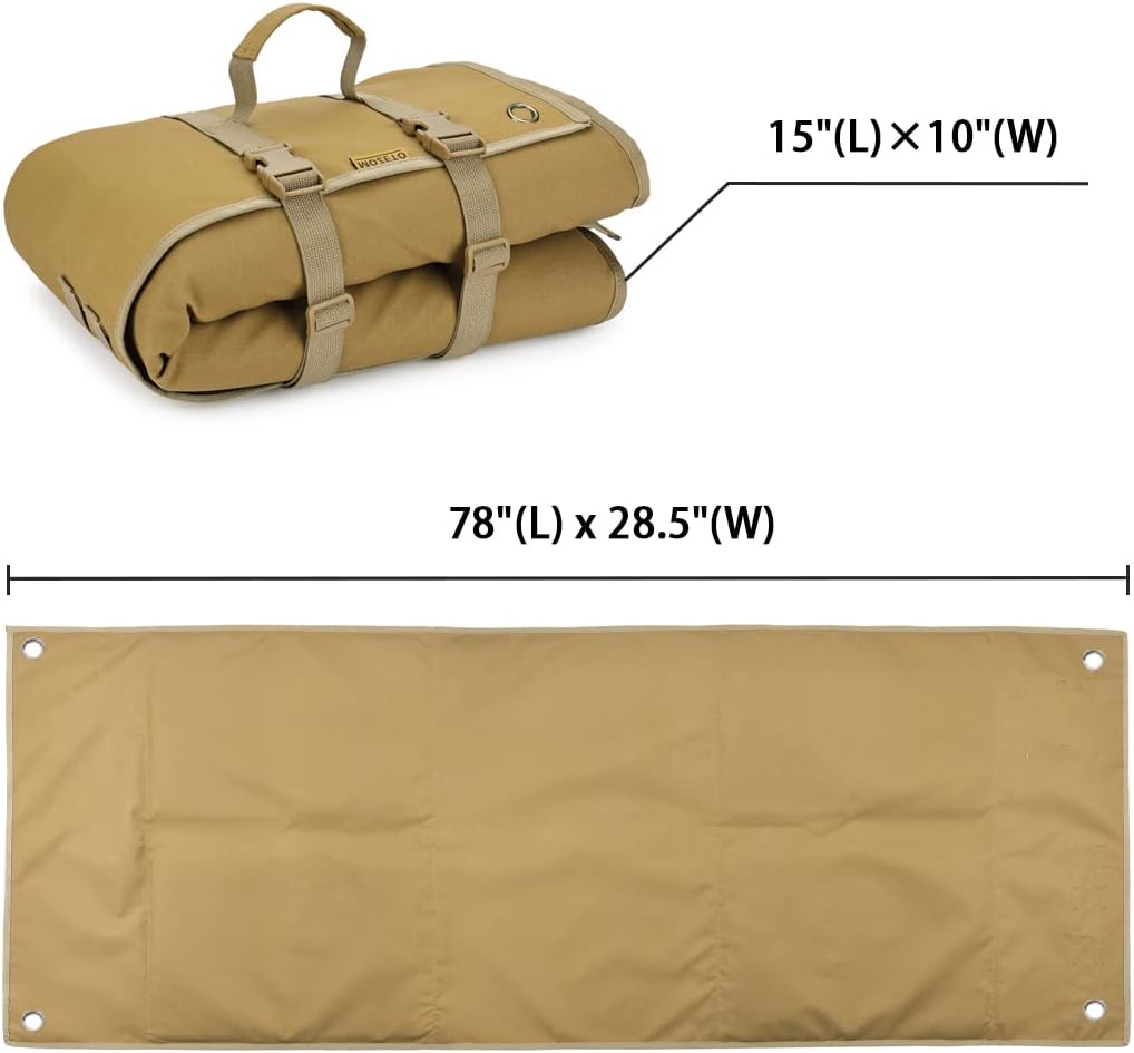 MOZETO Shooting Mat Extra Large Durable Shooting Mats Prone Padded Hunting Accessories for Range Hunting