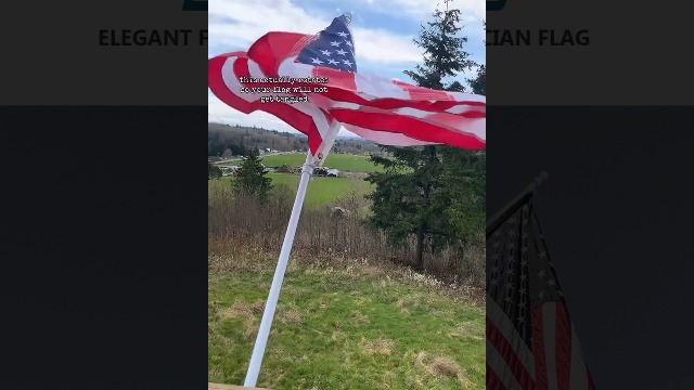Amazon.com : Flag Pole Kit with 3x5 American Flag - Includes 5ft