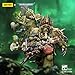 JOYTOY Warhammer 40K 1/18 Action Figure Death Guard Lord of Virulence with Power Fist and Twin Plague Spewer and Foul Blightspawn with Plague Sprayer