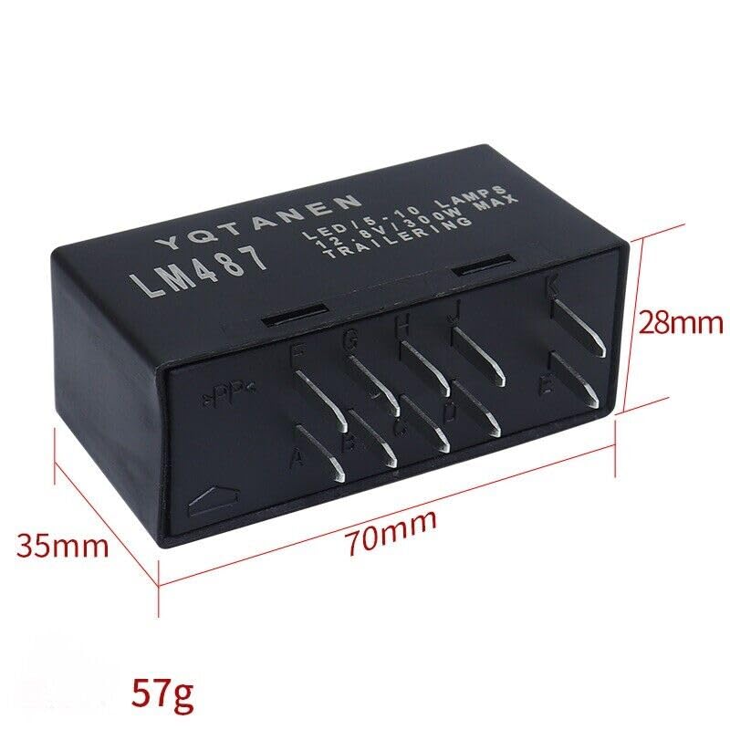 #US Replacement Part for 10Pin LED Flasher Relay Turn Signal Flash Controller #15231201 or #10383321 a relpart#2478289