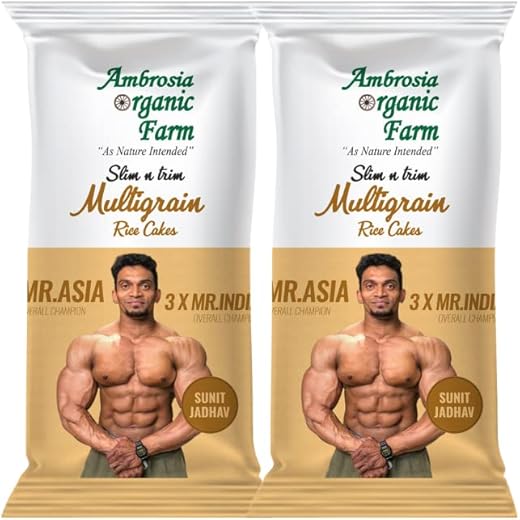 Ambrosia Organic Farm Multigrain Rice Cake 180g