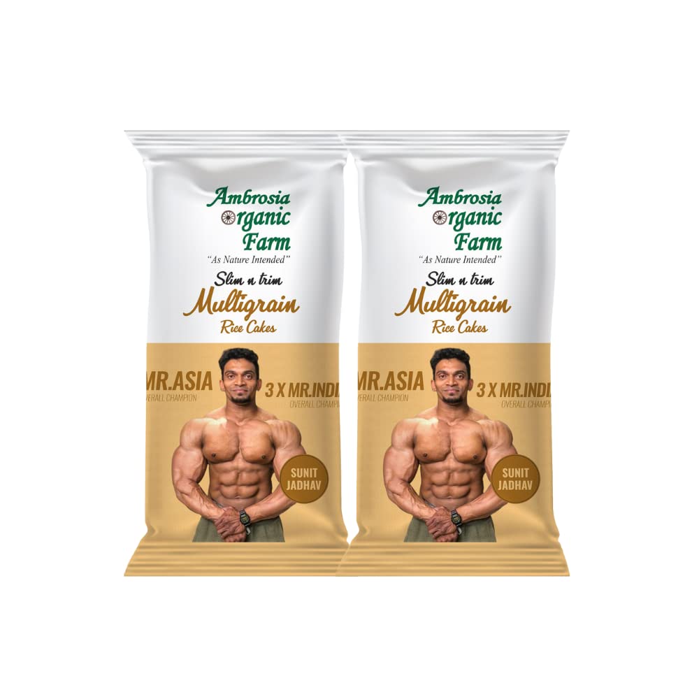 Ambrosia Organic Farm Multigrain Rice Cake Gym Edition, No Fat, No Cholesterol, No Sugar, Gluten Free, Lightly Salted (180g Each) (Pack of 2) (B08WQ7PPYR) Amazon Price History, Amazon Price Tracker