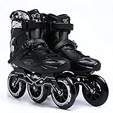 patines velocidad pamplona [Patín de caña alta clásico] con una bota con patrón de pista de perfil alto tradicional para sujetar tus tobillos. Sistema de cordones sencillo que incluye ojales para ajustar el calce sobre la marcha.