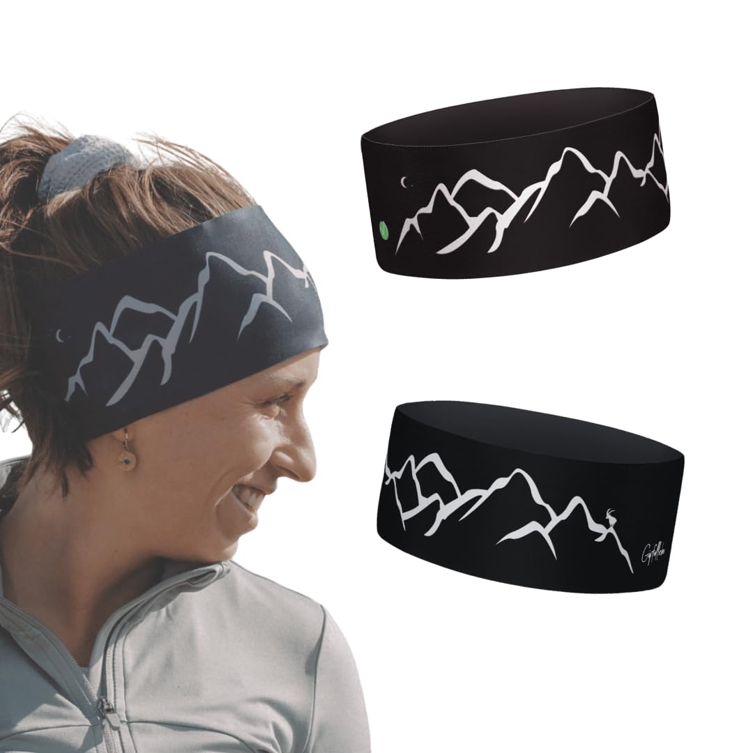 Bergwelten Outdoor Stirnband: Atmungsaktiv & rutschfest | Ideal für Sport, Outdoor & Abenteuer