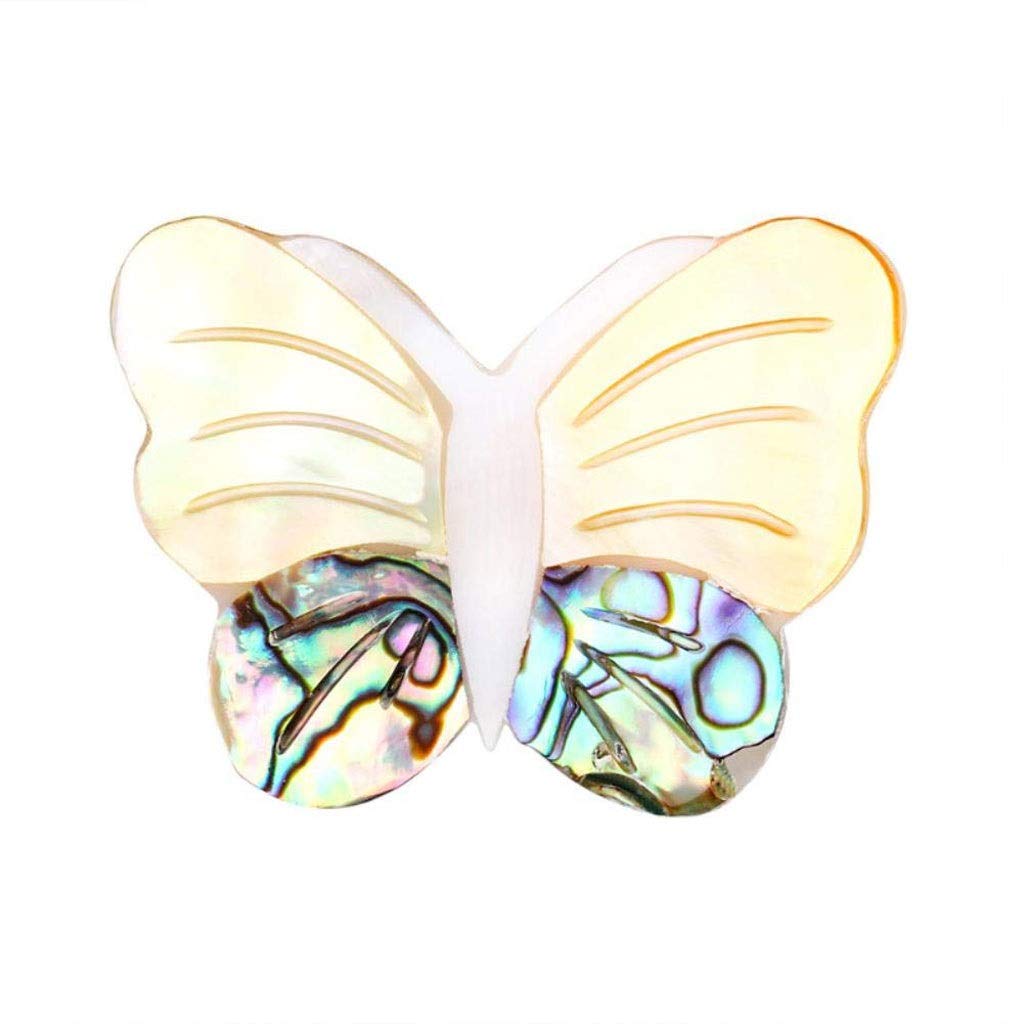 Broche papillon coquillage pour sac à dos et chapeau de vacances