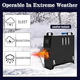 Jacgood 5000W-8000W Diesel Parking Heater Kit, 12V 5KW-8KW Diesel Air Heater With Remote Muffler And LCD Display For RV Trucks, Boats, Buses, Car Trailers, RV Fast Heating - Image 2