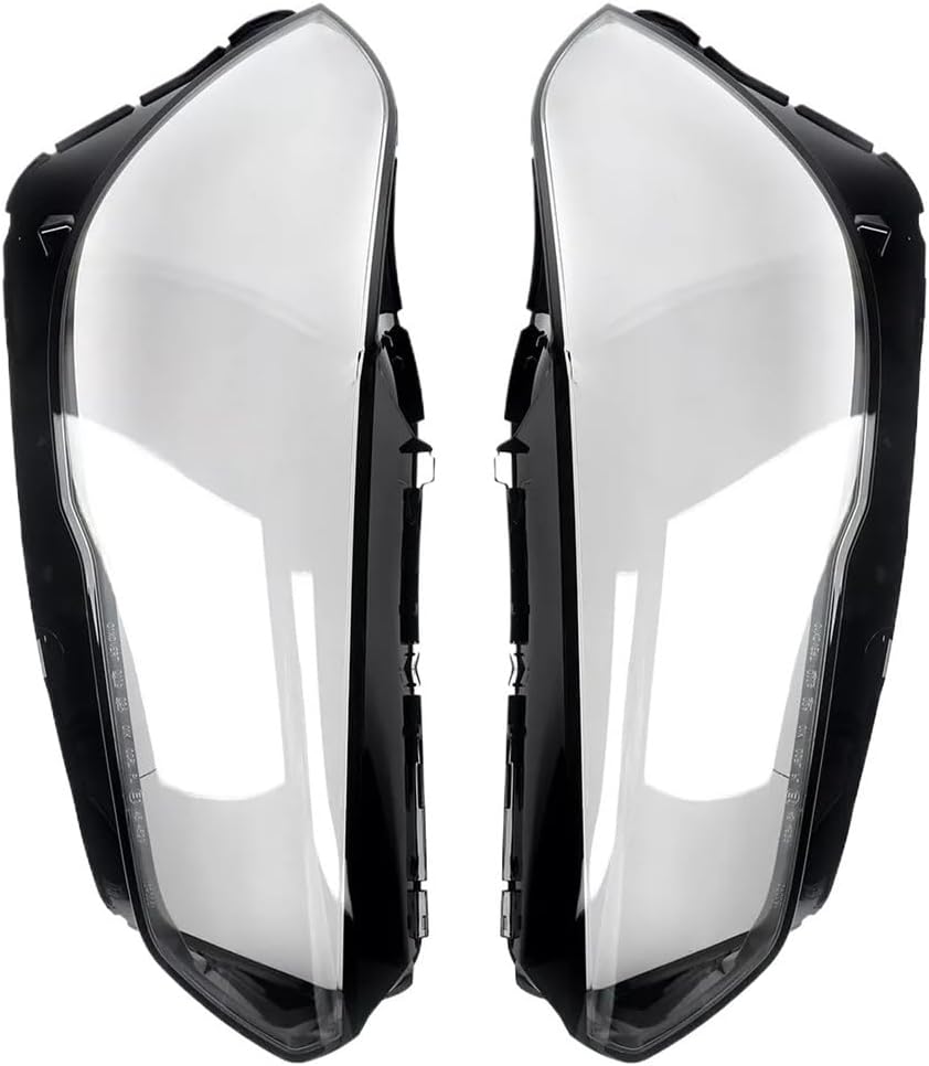 Head light Lenses Compatible Compatible for BMW X5 X6 G05 G06 Lens Shade M Sport 2019-2021 Head lamp Cover Left Right Lampshade Car Lamp Shell Housing(Large)