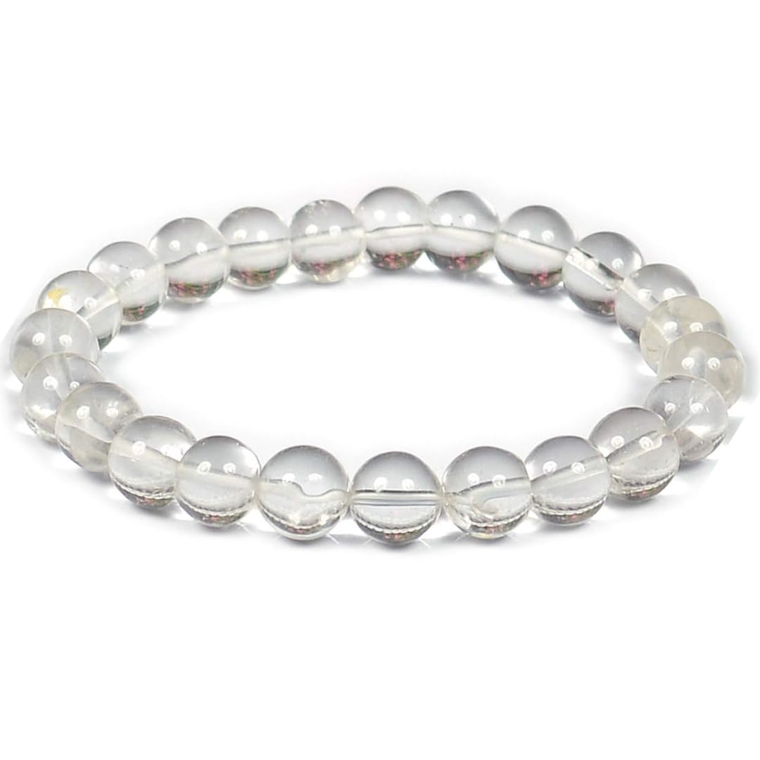 Crystal Divine Clear Quartz Healing Crystal Bracelet For Woman 8mm Money Magnet Bracelet For Girls Crystal Bracelet For Men Friendship Gifts Hand Bracelet Couple Bracelet Aesthetic Bracelets For Gifts (B0C5WW9RK5) Amazon Price History, Amazon Price Tracker