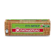 Papadopoulos Petit Beurre Biscuits, No Added Sugar, Classic Greek Cookies