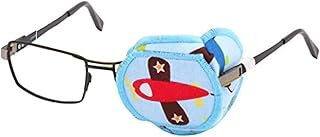 Pure Cotton Reusable Eye Patch Cartoon Amblyopia Eye Patches For Glasses Treat Lazy Eye and Strabismus For Kids Children,Vision Care Eye Mask (Left Eye)
