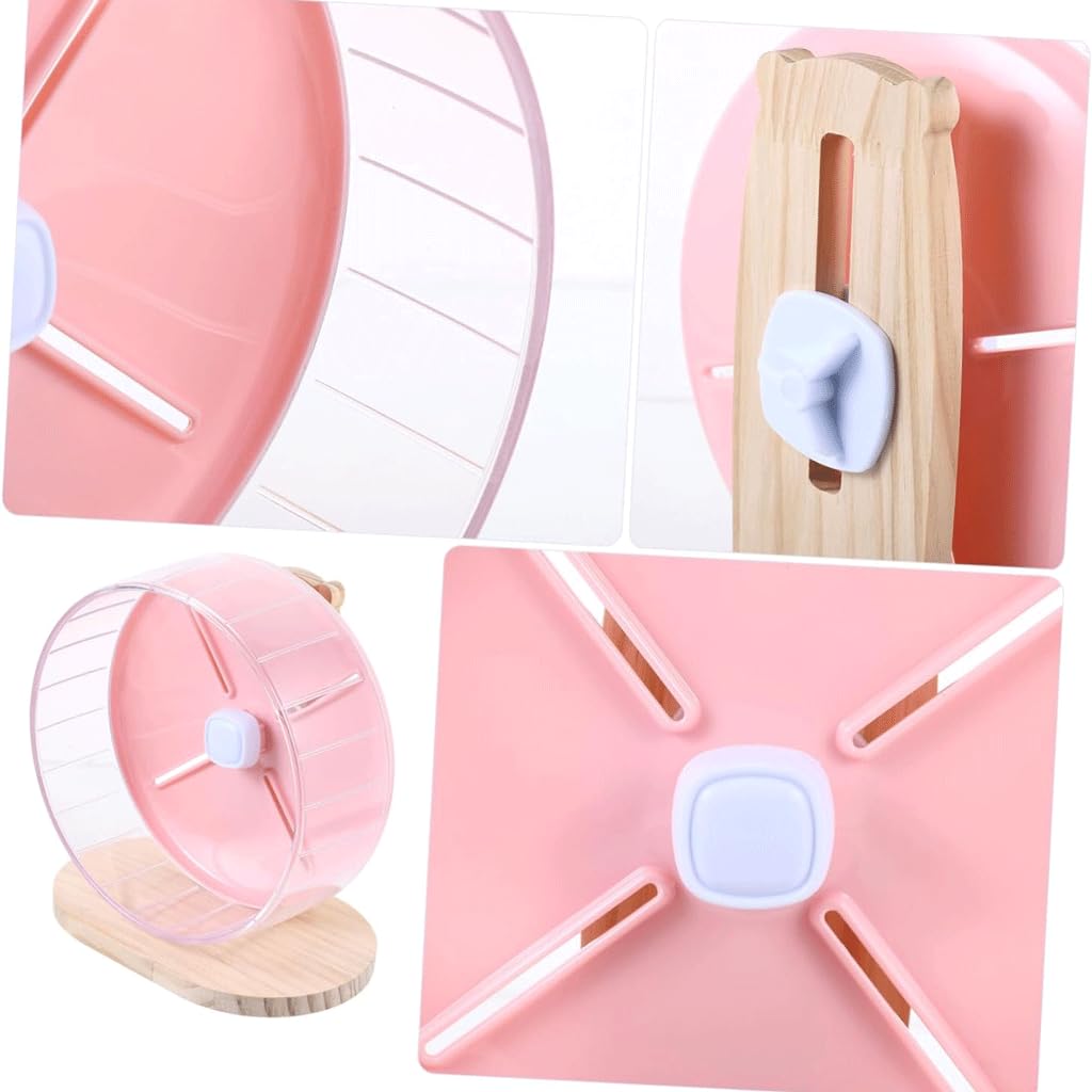 Roue de Course silencieuse pour Hamster, Ours doré, Tapis Roulant, Balle de Course avec Support, Fournitures de Petits Jouets pour Animaux de Compagnie