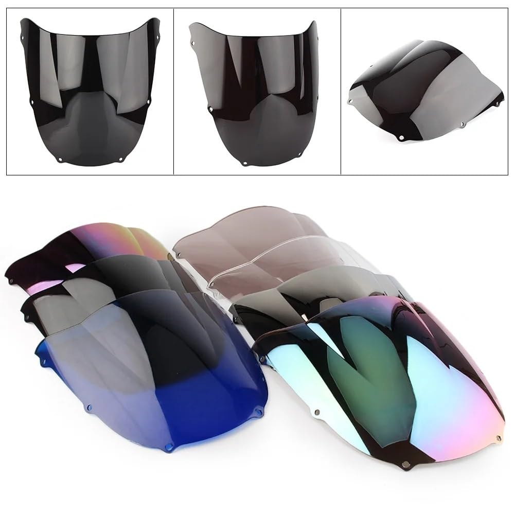 Amazon | オートバイのフロントガラスウインドスクリーン ZX 6R 98 99