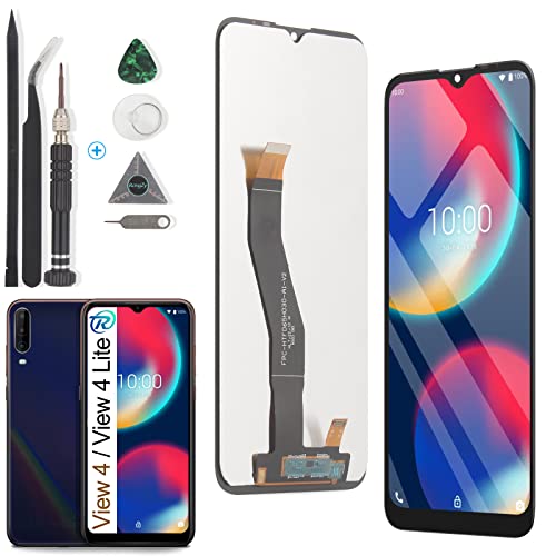 RongZy Écran Tactile LCD Compatible avec Wiko View 4 W-V830 / Wiko View 4 Lite W-V730 De Remplacement LCD Tactile Vitre avec Kit D'outils de Réparation(6.52
