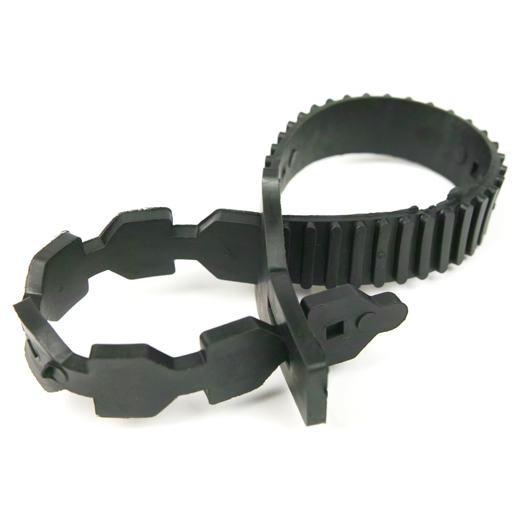 Oakland Gardens Tree Ties Heavy Duty Super Soft Rubber Plant Support Straps Adjustable 30cm(12") Pack of 25