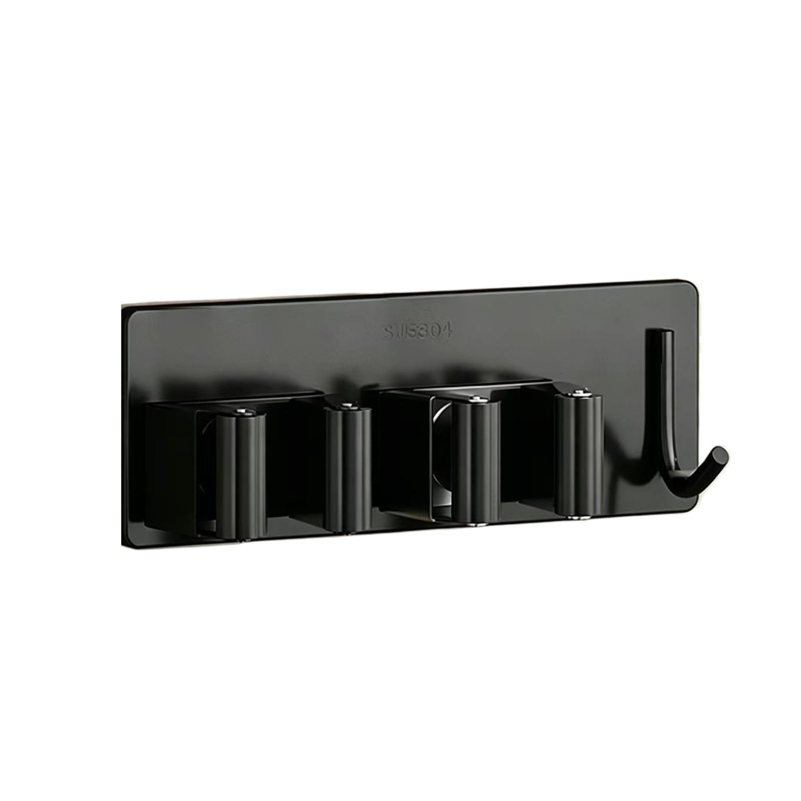 Zguouzantye Black Upgrade 1 Storage Rack Wall-Mounted For Kitchen Bathroom