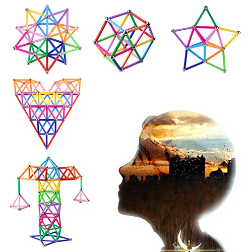 Veatree 160 Pezzi Puzzle Blocchi magnetici