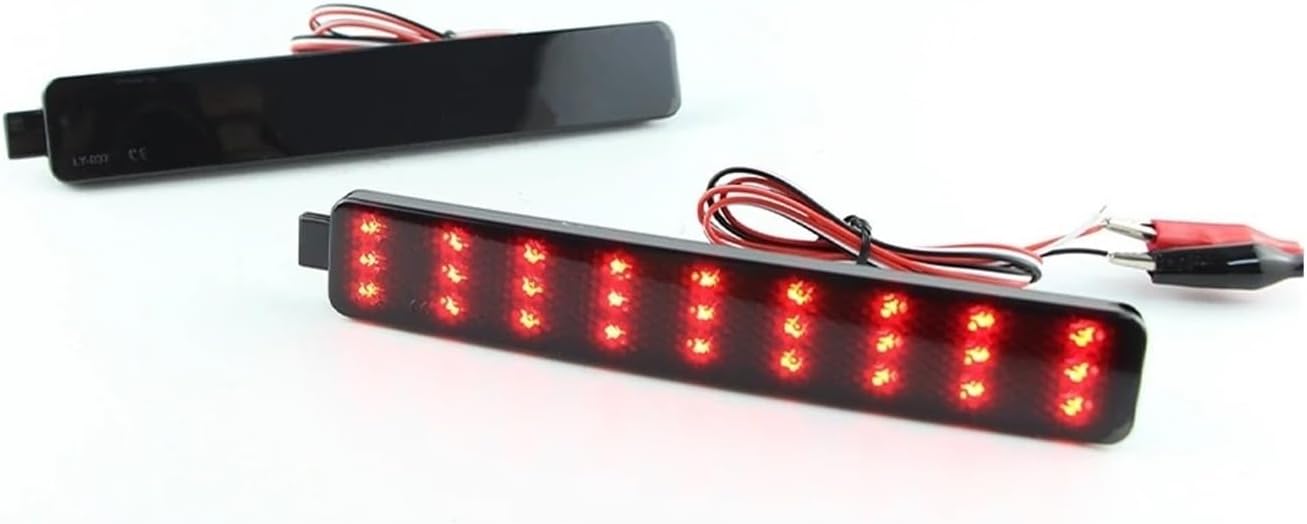 Car Brake Light For Cadillac CTS CTS-V 2009-2013 Bumper Reflector LED Tail Brake Stop Light(2pieces Smoke LENS)