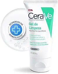 CeraVe, Gel de Limpeza Facial para pele oleosa, com Ácido Hialurônico e Niacinamida