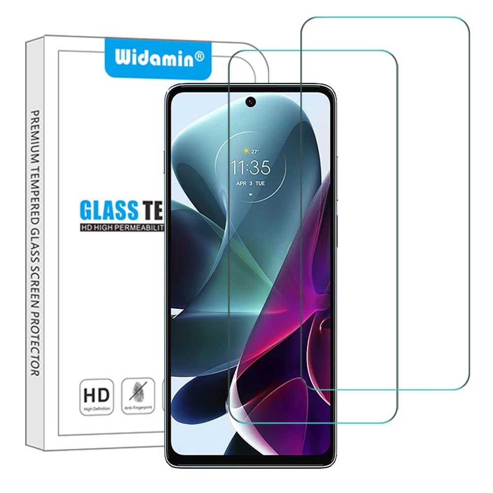 Widamin 2Pack, Screen Protector Compatible with Motorola Moto G200 5G (6.8"), Premium Tempered Glass with 9H Hardness, [Crystal Clearity], [Scratch-Resistant], [No-Bubble] For Moto G200 5G