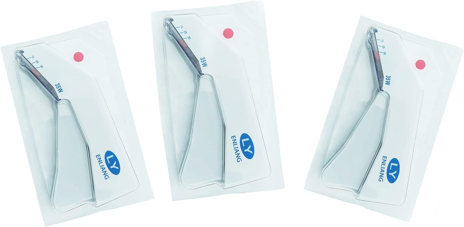 35W skin stapler, Aseptic disposable surgical skin stapler (alternative to suture), emergency field emergency practice + staple remover tool