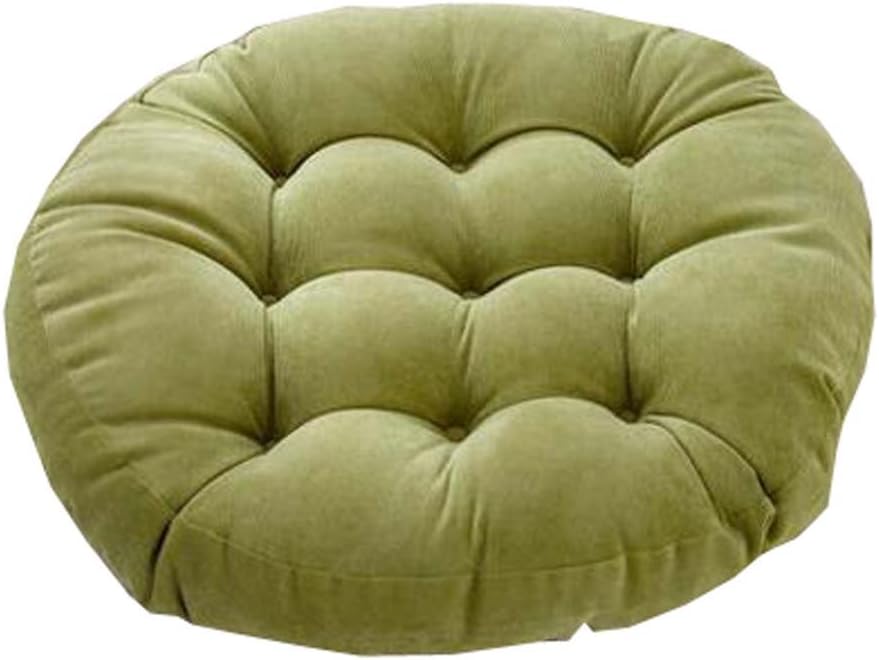 round tufted pillow