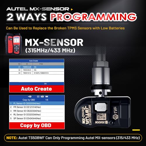 Image of Autel MaxiTPMS TS508WF TPMS Programming Tool, WiFi Ver. of TS508 TS501 Pro