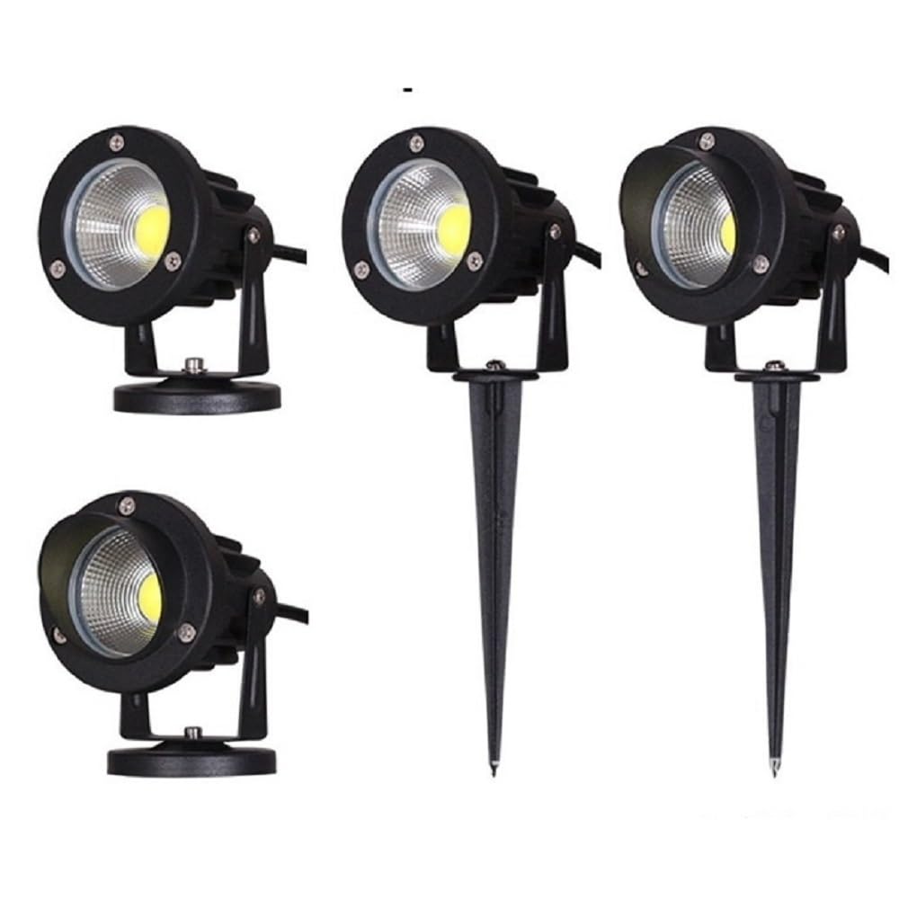 NXCVBNKZJ KJXP, Pack of 4, Led Underground Lawn Lamp, AC85-265v 10w/12w RGBW Floor Garden Lamp(Blue,10W)
