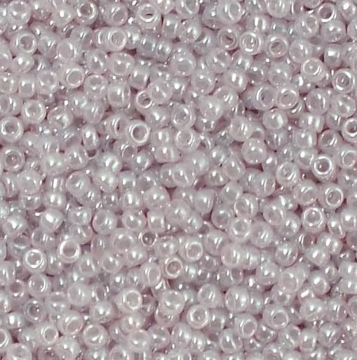 10 g TOHO Round Seed Beads Rocailles, Size 8/0, Ceylon Grape Mist (# 151), Japan, Glass — image 1