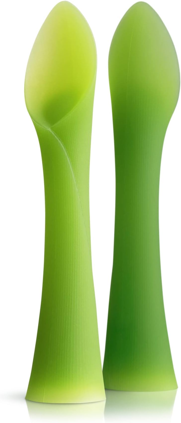 Olababy 100% Silicone Soft-Tip Training Spoon for Baby Led Weaning 2pack