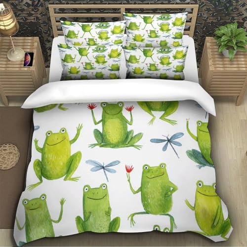 Linge de lit bouledogue français en microfibre résistante effet peinture d'art