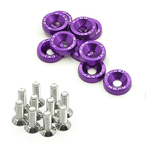 ljym88 C1VR Purple car modification gasket screws, Acrylic