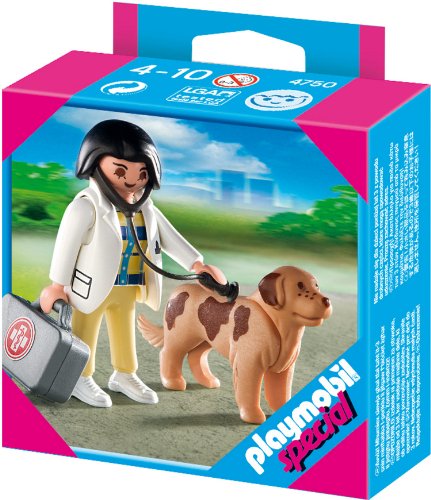 Preisvergleich Produktbild Playmobil 4750 - Tierärztin mit Hund
