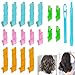 Produktbild INHEMI Lockenwickler Curler,18 Stück Haar Lockenwickler Styling Kit Ohne Hitze,mit 2 Styling-Haken