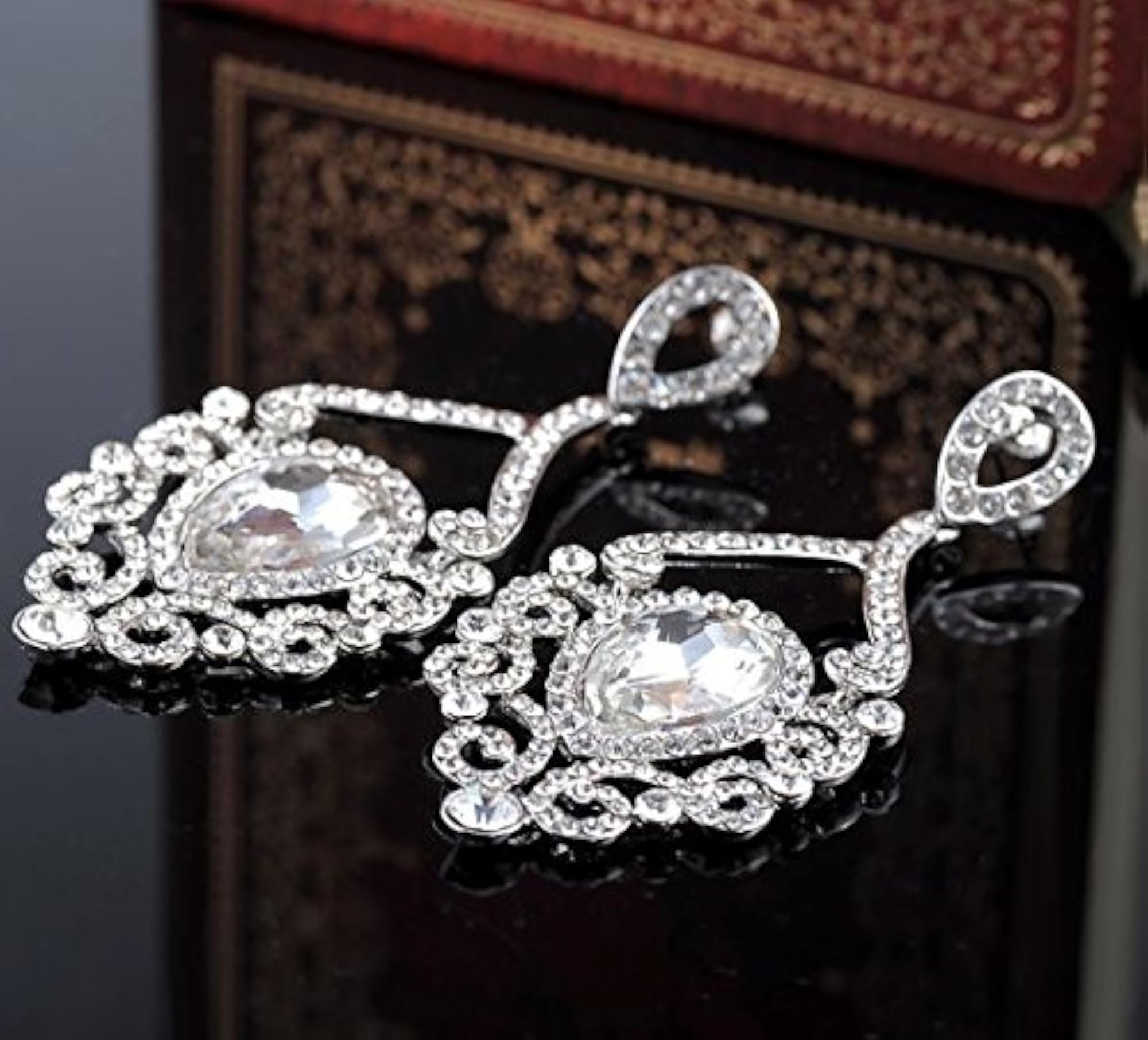 Queen Dazzle Drop Earrings, Gift for Women & Girls