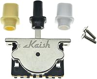 Vista 6 de KAISH Interruptor de palanca de pastilla de guitarra de 3 vías para servicio pesado, interruptor selector para Strat Tele con 3 puntas de barril