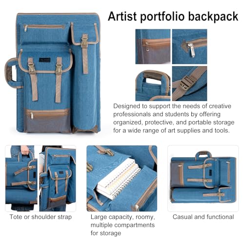 TRANSON Artist Backpack Canvas Bag
