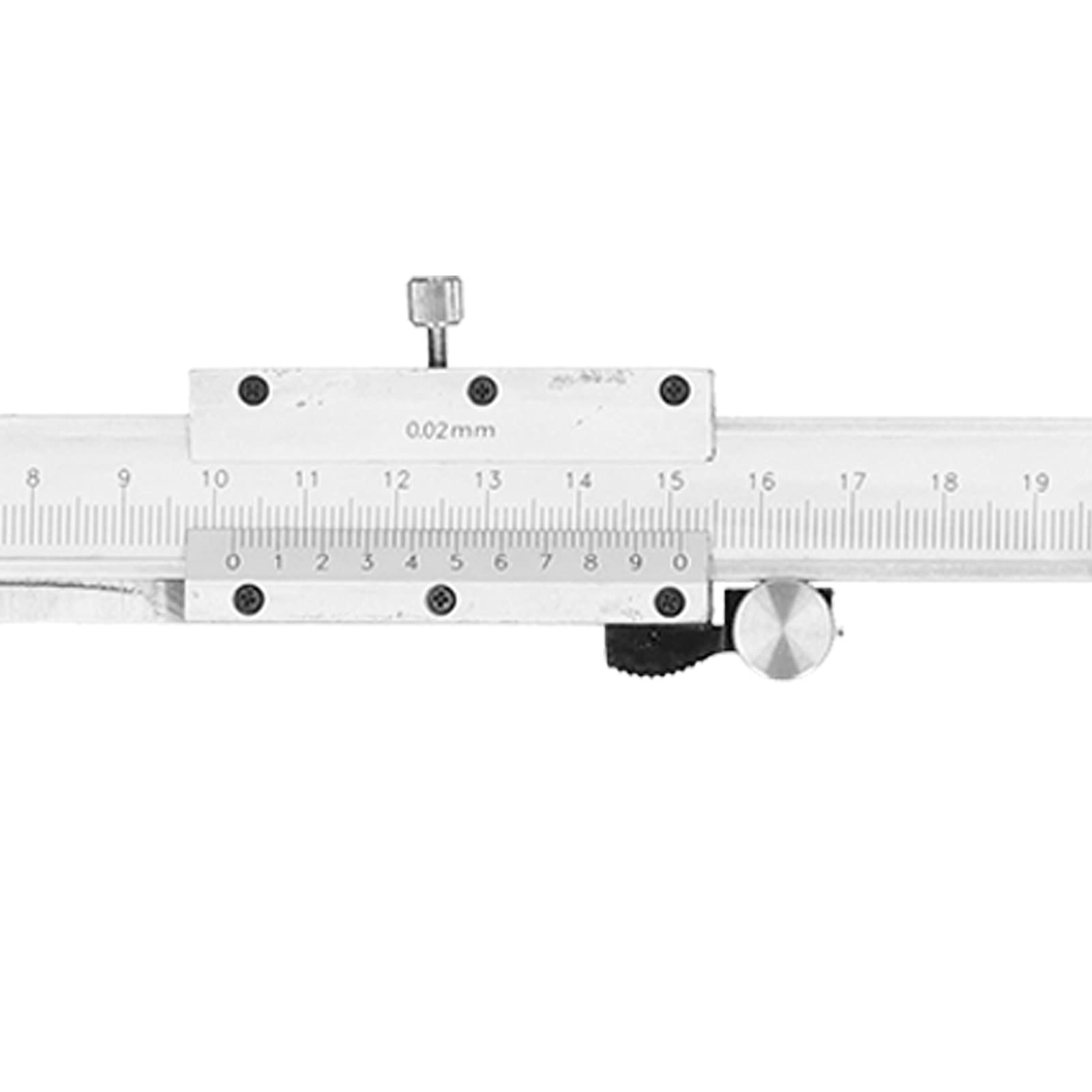 Garosa Pie de Rey 0-300mm, Calibre Mecánico de Acero Al Carbono con Superficie Pulida para Medición de Diámetro Interior en Mecanizado