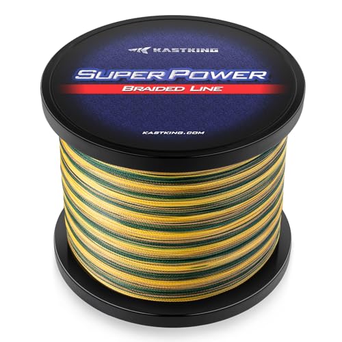 Image of KastKing SuperPower Braided Fishing Line - Abrasion Resistant Braided Lines - Incredible Superline - Zero Stretch - Smaller Diameter - A Must-Have!