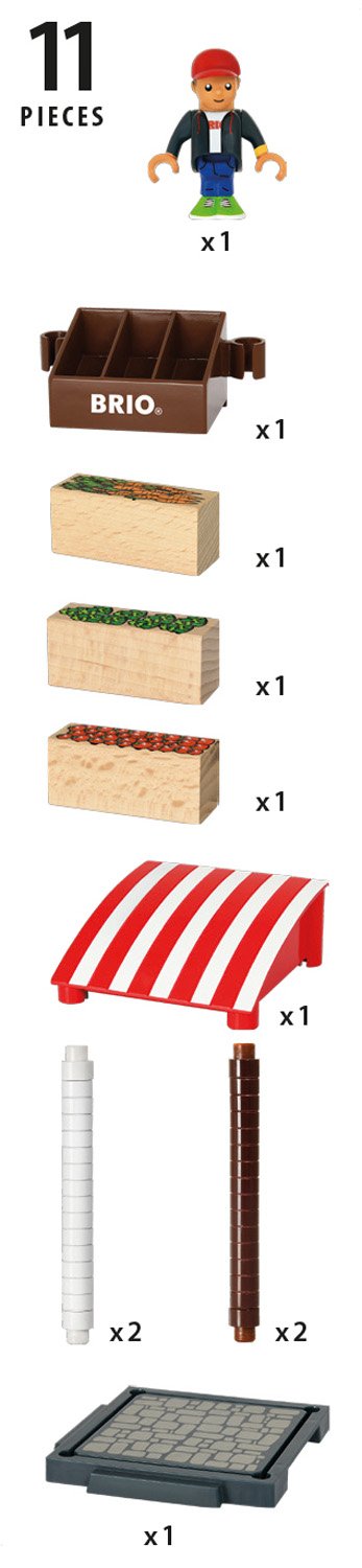 Amazon.co.jp: BRIO ヴィレッジ マーケット 33946 : Toys & Games