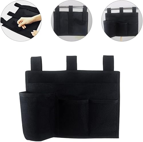 Miniatura 3 de DOITOOL Cesta de almacenamiento colgante de mesita de noche organizador de cama organizador colgante para dormitorio litera