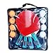 Karlak Ping Pong Paddles Set Table Tennis Rackets with 3- Ping Pong Balls for Indoor Game